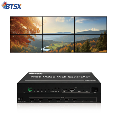 Сплайсер с высокой разрешением Ultra High Resolution Splicer Video Wall Controller Процессор для многоэкранного сплайсинга
