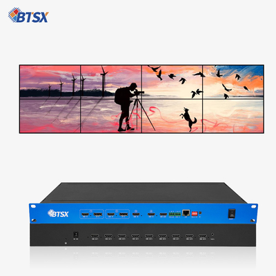 4K60 4 в 9 Внешний видеостенный контроллер Процессор Бесшовный переключатель PIP роуминг