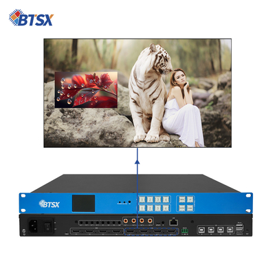 Бесшовный UHD-видео коммутатор 4k Hdmi Matrix 4x4 Видеостенный контроллер 3x1 2x1 2x2 Поддержка 4 разделов экрана