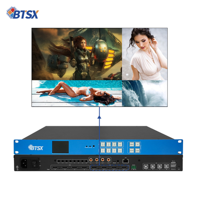 Поддержка UHD Splicing 4k60 4x4 HDMI Matrix Switch с бесшовной синей технологией Matrix 4x1 1x4 1x3 2x2