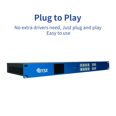 Bitvisus 4x4 2x2 1x4 4K60 Splice Overlay HDMI PIP Video Switcher Матричный видеостенный контроллер