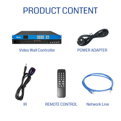 Bitvisus 4x4 2x2 1x4 4K60 Splice Overlay HDMI PIP Video Switcher Матричный видеостенный контроллер