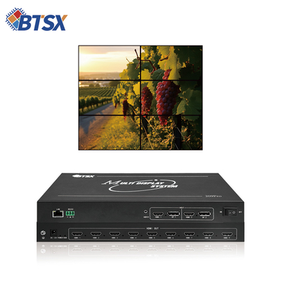 Профессиональный 4K видеостенный контроллер с 9 выходами HDMI и широким диапазоном температур
