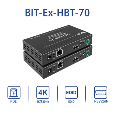 30M 70M 4K HDBT HDMI Extender Single Cat5 Video TV HDMI Монитор расширитель адаптер