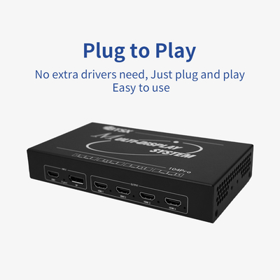 Тип входного интерфейса HDMI или DP разрешение дисплея разделитель BIT-MSE-4K60-Mini104Pro для видеостен с высоким разрешением