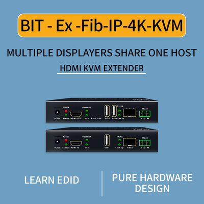 4K HDMI Fiber Extender с KVM и RS232

Профессиональный расширитель оптических волокон HDMI с нулевой задержкой

4K@30Hz HDMI через одномодный волоконный расширитель