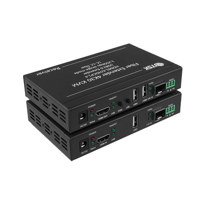 20 км RS232 KVM EDID HDMI Fiber Extender с аудиовыходом 3840x2160@30Hz