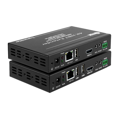 Сетевой порт HDMI Fiber Extender 40m - 120m 4K60 RJ45 Передатчик и приемник