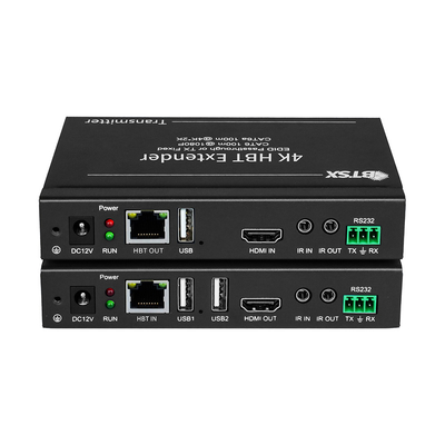 Сетевой порт HDMI Fiber Extender 40m - 120m 4K60 RJ45 Передатчик и приемник