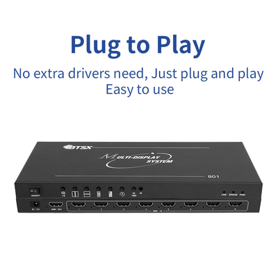 3x2 1x5 1x7 2x2 HDMI Multi Viewer Point To Point Plug And Play 4K TV Video Switcher (включается и воспроизводится)