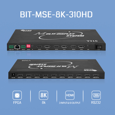 8K многоэкранный контроллер компактный дизайн Максимальное разрешение 6Kx4K 60Hz с выходом 10 X HDMI 1.3