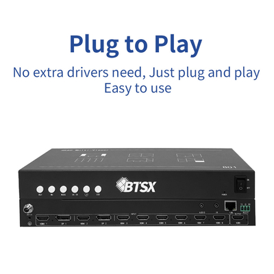 Bitvisus 4K60 8 Картинки Мультивизуар HDMI/DP Инфракрасный пульт дистанционного управления видео