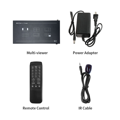 Bitvisus 4K60 8 Картинки Мультивизуар HDMI/DP Инфракрасный пульт дистанционного управления видео