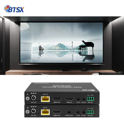 Bitivisus RJ45 Ethernet сетевой передатчик и приемник 150m 120m CAT5E CAT6 4k60 HDMI видеопередатчик расширитель