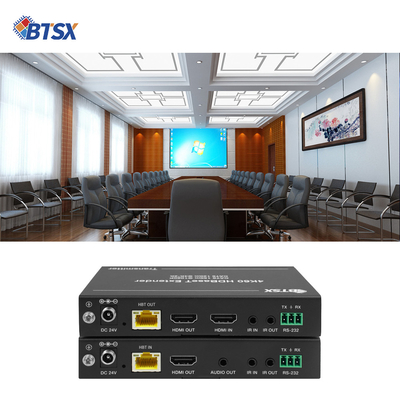 Bitivisus RJ45 Ethernet сетевой передатчик и приемник 150m 120m CAT5E CAT6 4k60 HDMI видеопередатчик расширитель