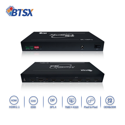1×HDMI 2.1 и 1×DP 1.4 Многоэкранный видеоконтроллер с аксессуарами 1×12V5A адаптер питания и 1×HDMI кабель или DP кабель
