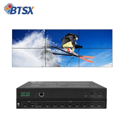Контроллер видеостены Bitvisus - Поддерживает конфигурации 3x3, 2x4, 5*1, 7*1, Отсутствие задержек, Отсутствие растяжения BIT-VWC-109