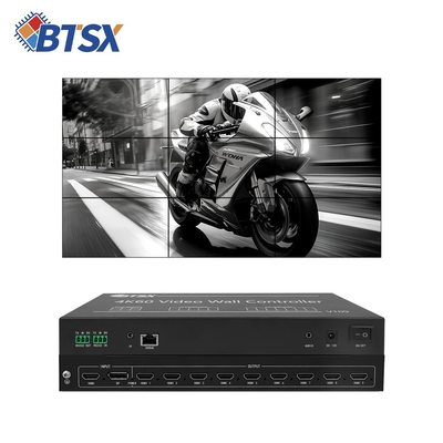 Контроллер видеостены Bitvisus - Поддерживает конфигурации 3x3, 2x4, 5*1, 7*1, Отсутствие задержек, Отсутствие растяжения BIT-VWC-109