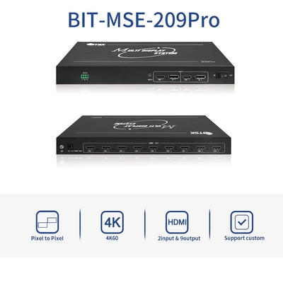 Bitvisus Video Wall Switcher 4k поддерживает различные конфигурации входов/выходов, подходит для сложных сред BIT-MSE-209PRO
