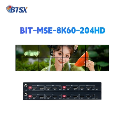 Почему стоит выбрать промышленный 8K60 многоэкранный процессор BitVisus для работы с несколькими рабочими столами сверхвысокого разрешения и многоканальной обработки изображений 290×143×35 мм Д×Ш×В Вес 1,2 кг Тактовая частота пикселей на входе 1200 МГц на выходе 600 МГц Контроллер видеостены