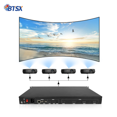 4K внутренний мультипроекционный контроллер видеостены RS232 HDMI черный ЖК-дисплей 1080p UHD 3D иммерсивный выход 1 вход BIT-EPF-104 для дисплея