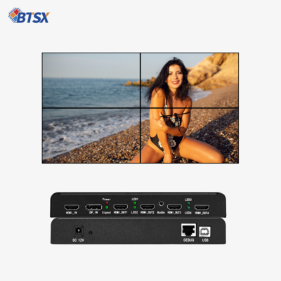 Bitvisus 1X4 & 1X3 4K многоэкранное устройство для сцепления EDID Программируемый видеопроцессор BIT-MSE-4K60-104PRO