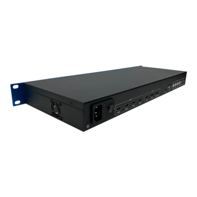 Черный мульти-вьюер с переключением экрана 4 входа 3 выхода Bitvisus 4x3 4K60 HDMI, решение для мониторинга конференций для совещаний