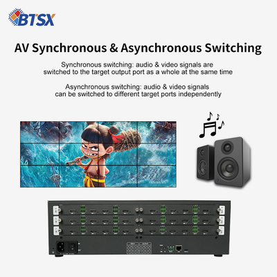 Добивайтесь превосходных звуковых характеристик с помощью нашего HDMI Matrix Switcher 5.7 KG и HDMI Output Audio без ущерба для качества