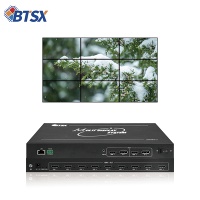 Контроллер видеостены Bitvisus 4k 2x3 поддерживает различные конфигурации ввода/вывода, подходит для сложных условий