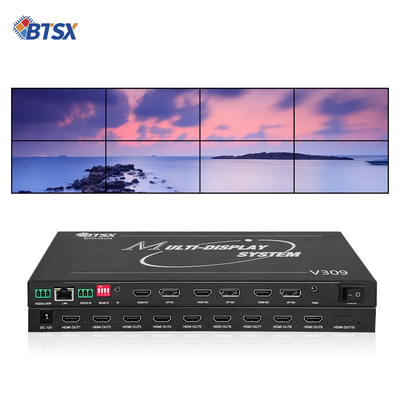 Профессиональный видеопроцессор для видеостен Bitvisus 8K - 9 выходов, синхронизированный выход видео высокой четкости BIT-MSE-8K-309HD