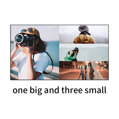 Bitvisus 4x1 HDMI Security Conference Monitoring Solution 4 в 1 Out 4K60 Multiple Views Multi-Viewer Screen Switch Adapter 4 в 1 4K60 Многоразовый экранный переключатель
