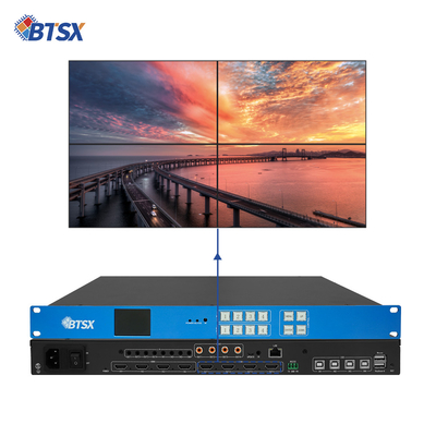 Bitvisus 4x4 2x2 1x4 4K60 Splice Overlay HDMI PIP Video Switcher Матричный видеостенный контроллер