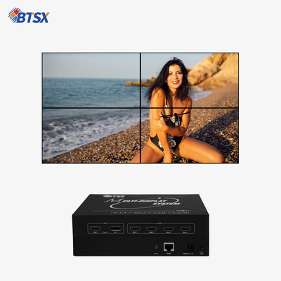 Процессор на стене 4K 1x1 1xN Mx1 для мультиканального проекционного слияния с 4 выходами HDMI