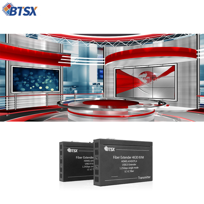 Продолжитель волокон HDMI с нулевой задержкой 20 км высокоскоростной передачи KVM