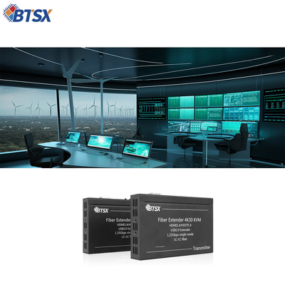 OEM HDMI Fiber Extender Plug And Play 20Km RS232 EDID KVM 4k видеопередатчик