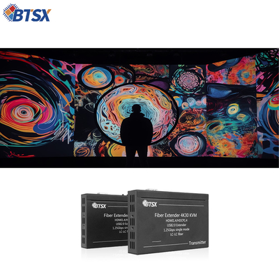 Нулевое задержка RS232 KVM EDID HDMI Fiber Optic Extender 20Km BIT-Ex-Fib-IP-4K-KVM