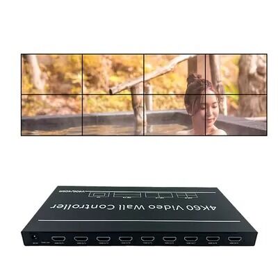 4K/8K HDMI Video Wall Controller with FPGA Chip Processing for 1×3, 2×3, and 3×3 Multi-Screen Configurations